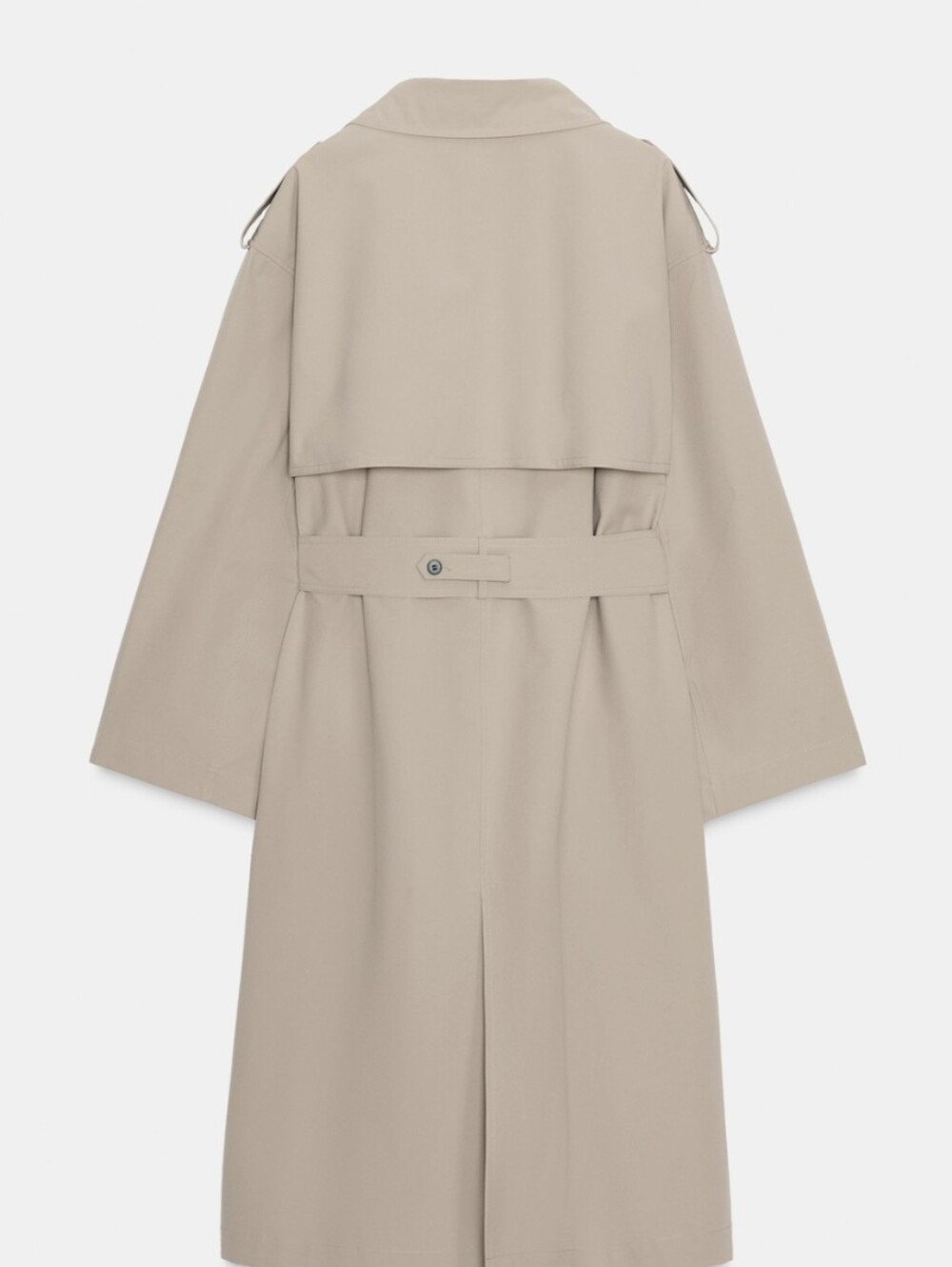 Zara Water-Repellent Belted Trench Coat | Windbreaker Sz:S - Picture 2 of 15